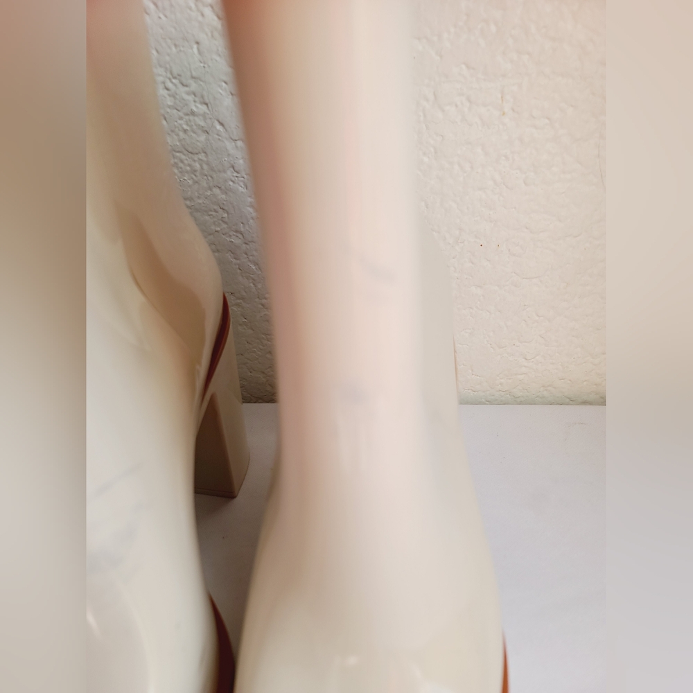 Melissa Classic Cream Ankle Boots Size 7 - Picture 5 of 12
